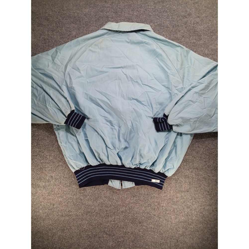 Vintage DeLONG Micro Switch 110 Performers Club Jacket 2XL USA Made Blue - Picture 2 of 7